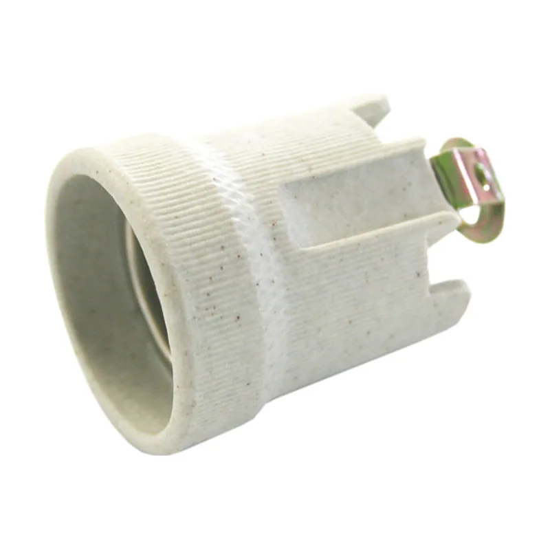 Electro DH Portalámparas cerámico E-27 de 4A-250V Con soporte M10 12.064 8430552104611