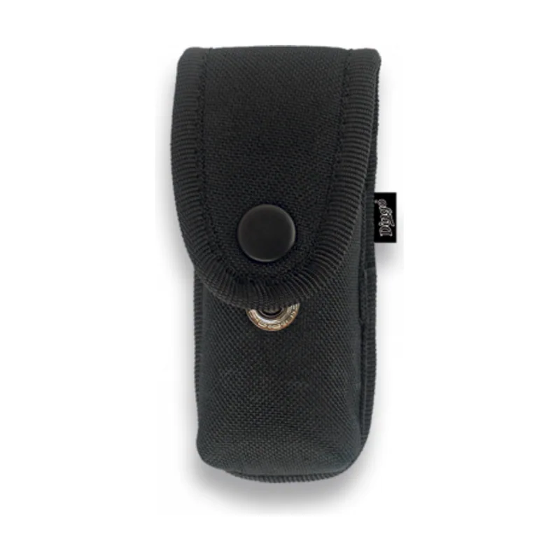 Dingo Funda para Navaja de Negro en Nylon Acolchado 5.5x11/12 cm con Sistema de Cierre de Broche 34060