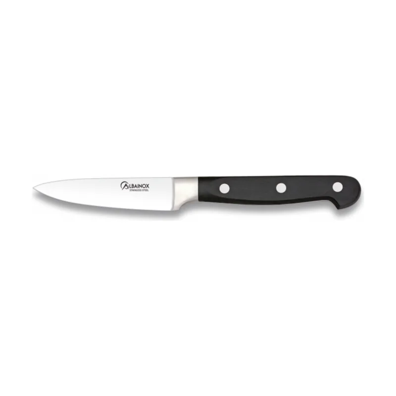 Cuchillo Mondador con Mango de Polioximetileno y Hoja de Acero Inox de 9 cm