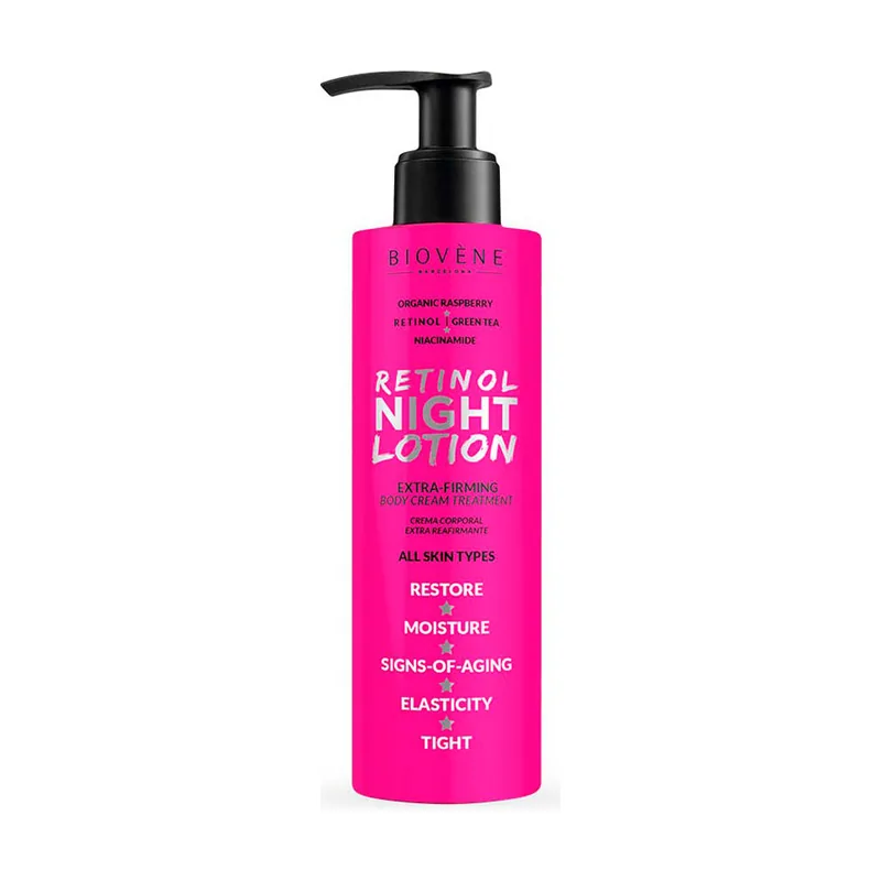 Biovène RETINOL NIGHT LOTION extra-firming body cream treatment 200 ml