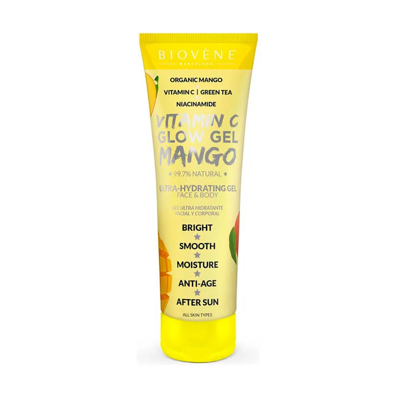 Biovène VITAMIN C GLOW GEL MANGO ultra-hydrating gel face & body 200 ml