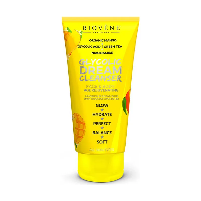 Biovène GLYCOLIC DREAM CLEANSER face & body age rejuvenating 200 ml