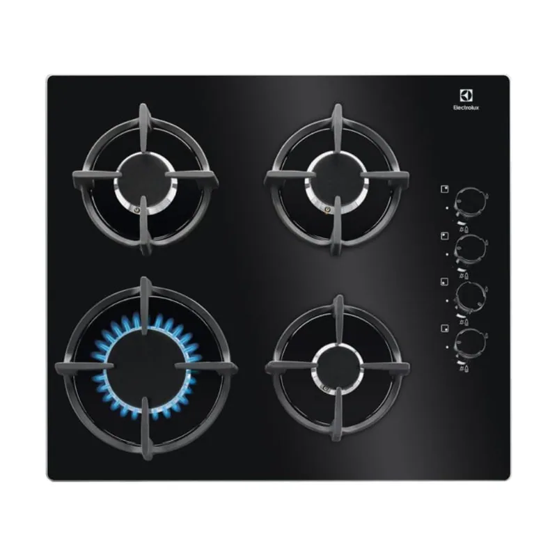 Electrolux EGG6407K Negro Integrado 59 cm Encimera de gas 4 zona s