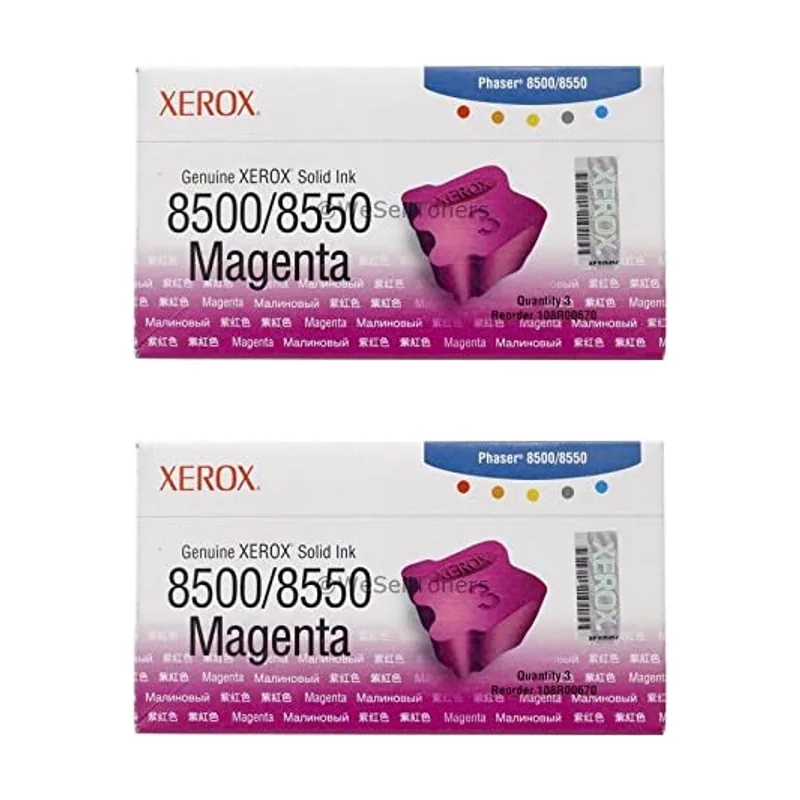 Xerox Toner x3 magenta p8500 108r00670