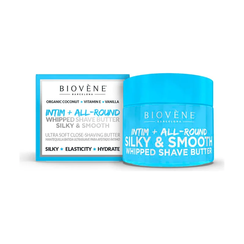 Biovène SILKY & SMOOTH WHIPPED SHAVE BUTTER intimate + all-round 50 ml