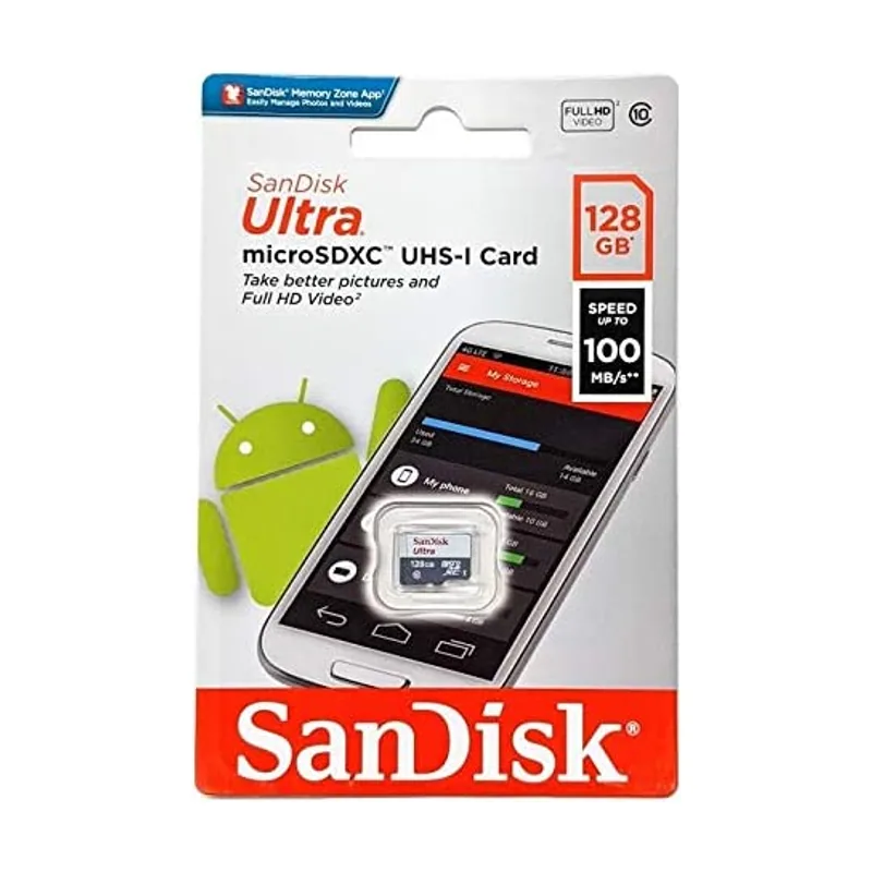 SanDisk Ultra Lite microSDXC 128GB 100MB/s SDSQUNR-128G-GN6MN