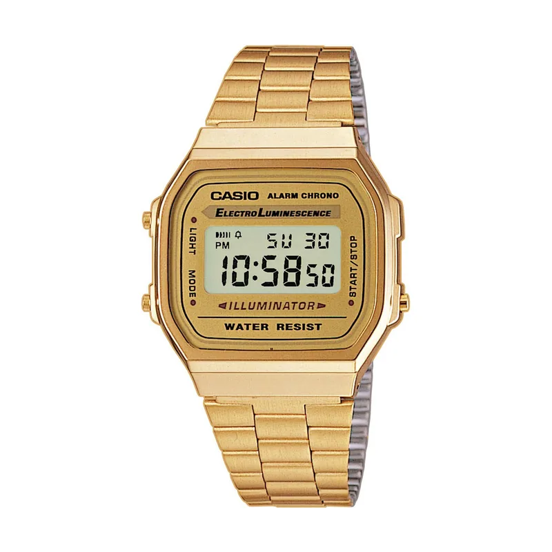 Casio A168WG-9E Resina correa