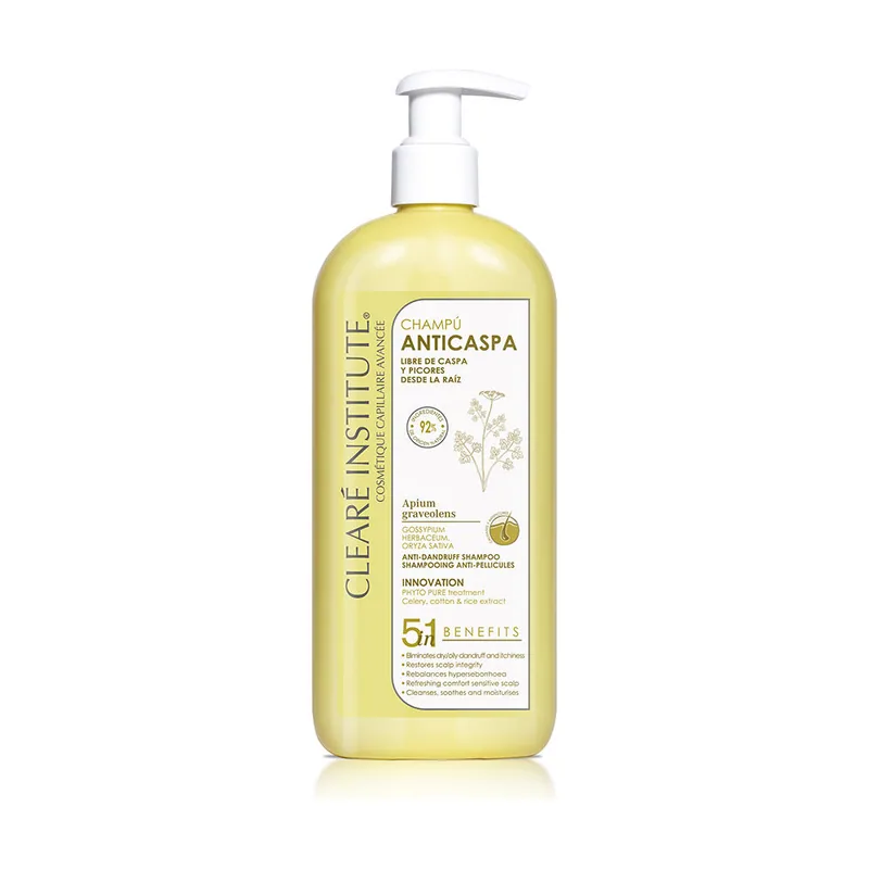 Clearé Institute ANTICASPA champú 400 ml