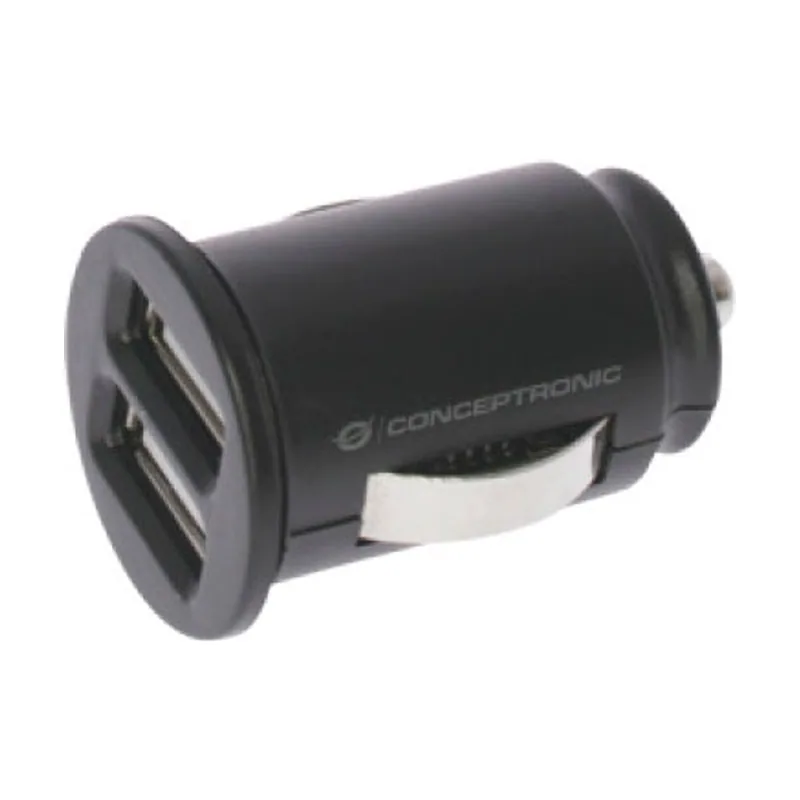 Nortess Cargador 2X USB POWER2GO Coche Negro Pack 5