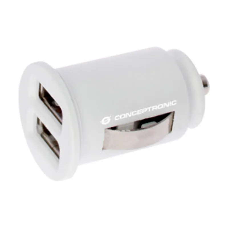 Nortess Cargador 2X USB POWER2GO Coche Blanco Pack 5