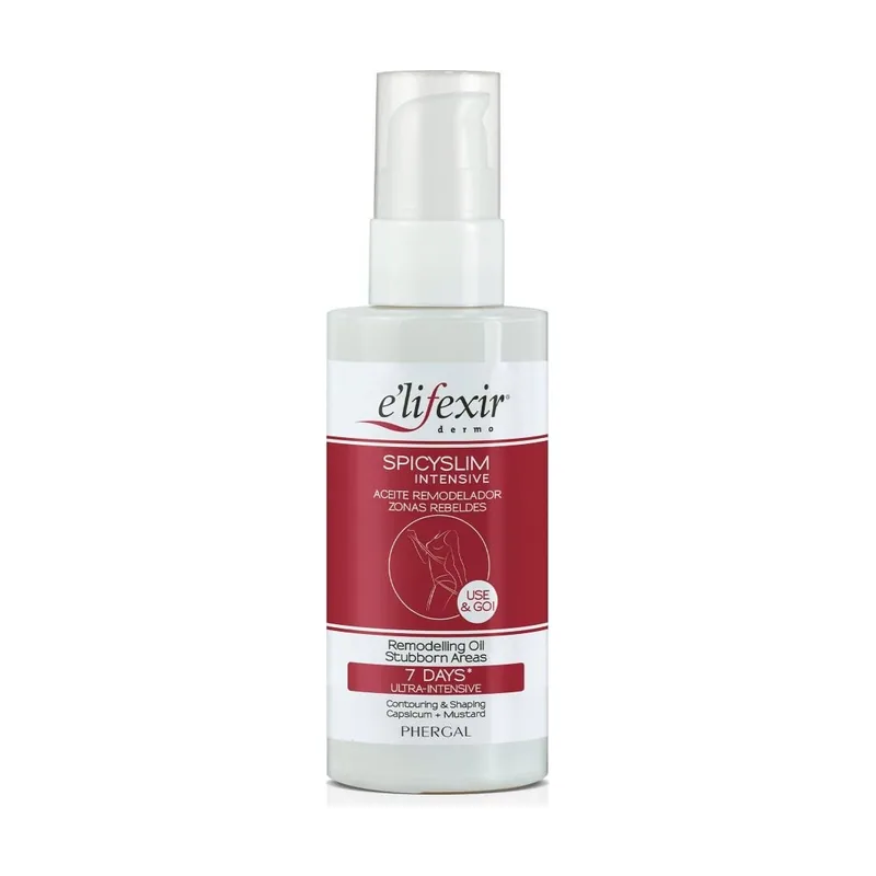 Elifexir SPICYSLIM aceite quemagrasas zonas rebeldes 100 ml