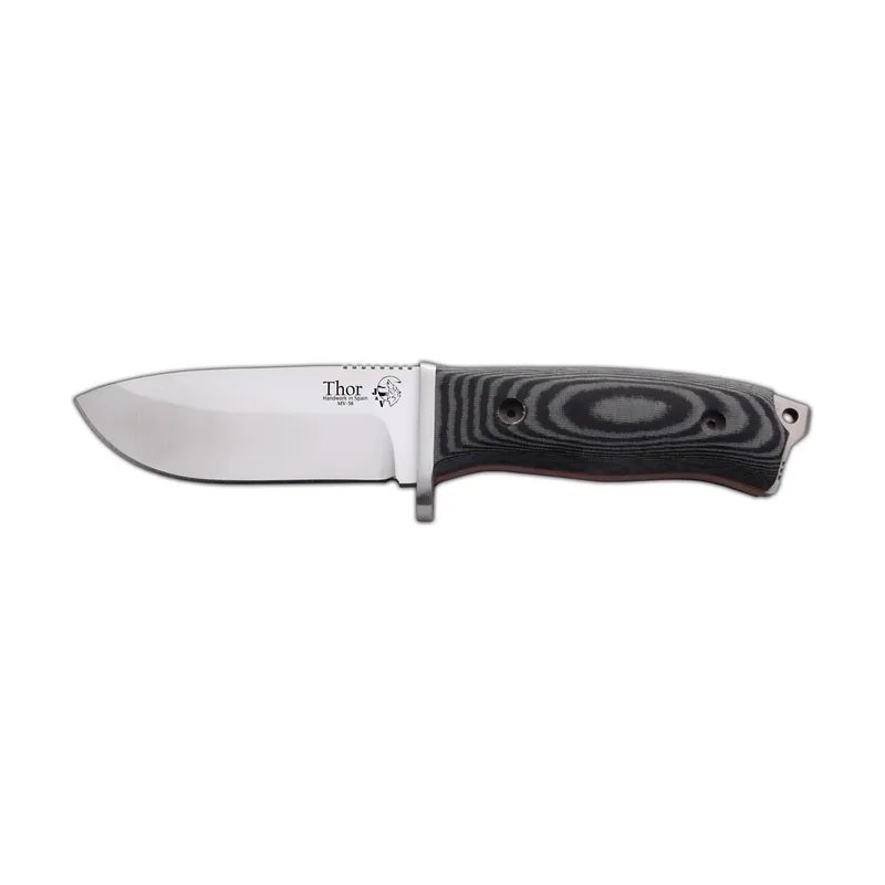 J&V Adventure Knives Cuchillo de Supervivencia THOR J&V con mango Micarta