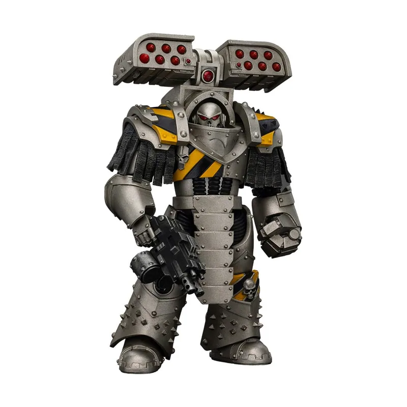 Joy Toy Warhammer The Horus Heresy Figura de acción 1/18 lron Warriors Tyrant Siege Terminator with Rocket Launcher 14 cm