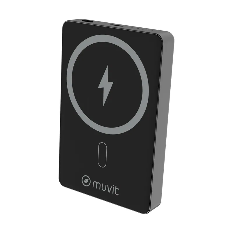 Muvit for change power bank aluminio 10000mah magsafe 15w + conector tipo c pd20w