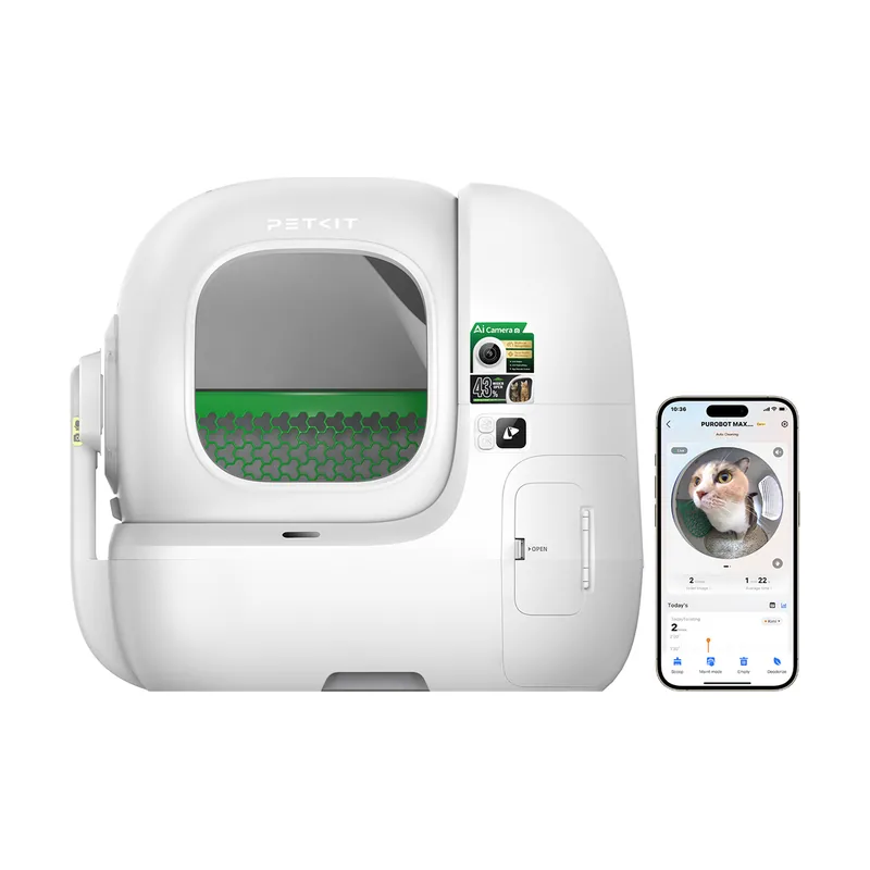 Petkit Max Pro 2 Gato Bandeja higiénica abierta
