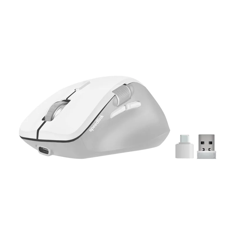 Speedlink LIBERA Rechargeable Mouse ratón Juego mano derecha RF Wireless + Bluetooth Óptico 3200 DPI