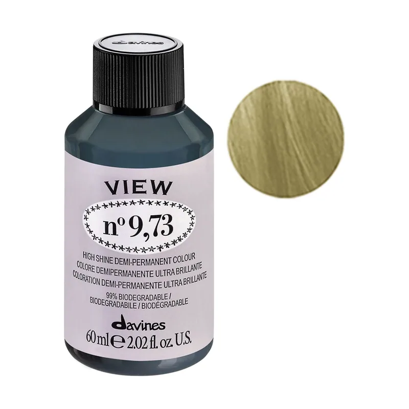 View demi-permanent hair dye 9.73