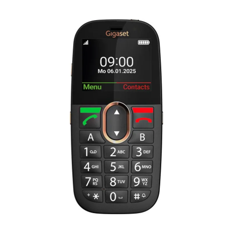 Gigaset GL695 5,87 cm 113 g Negro para personas mayores