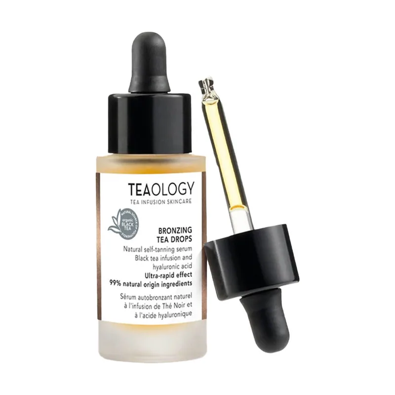 Teaology BRONZING TEA DROPS natural self-tanning serum 30 ml