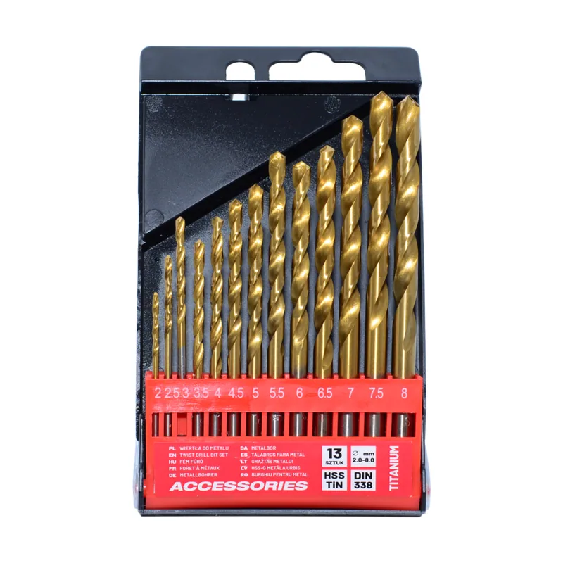 Awtools wiertło metal tytan kpl. 13szt./2-8,0mm
