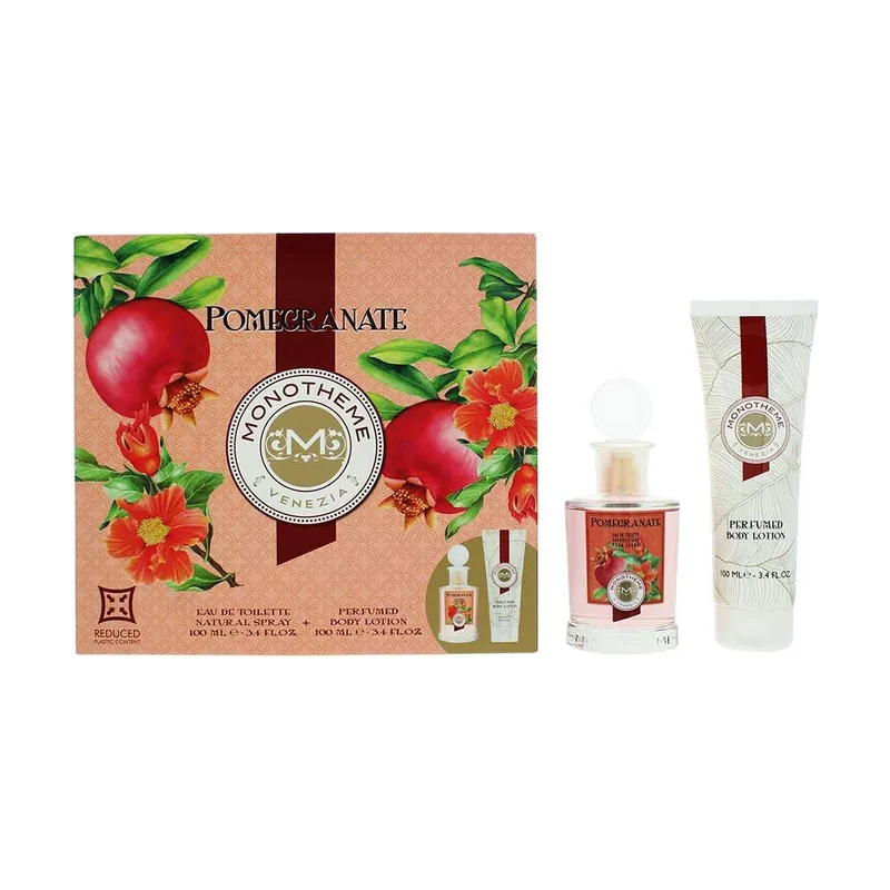 Monotheme Set de regalo de granada por Eau de Toilette Spray y loción corporal de 96,4 g mujeres