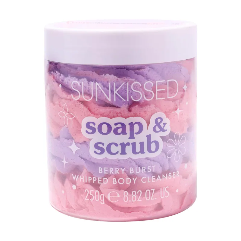 Jabón y exfoliante limpiador corporal batido Berry Burst 250 g