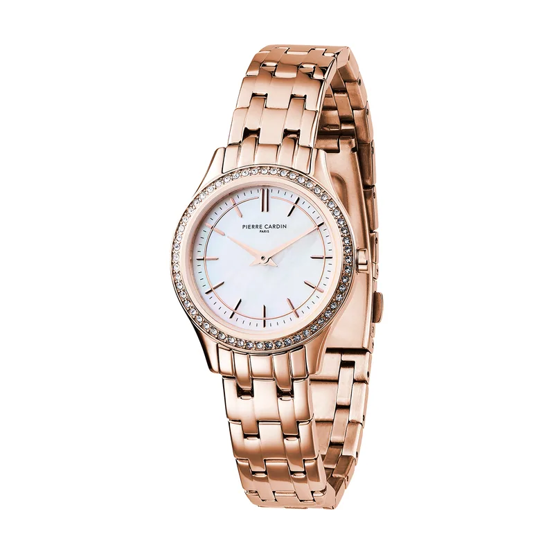 Pierre cardin Reloj Mujer Analogico Cuarzo con Correa de Acero Inoxidable CF.0611.SC.RG