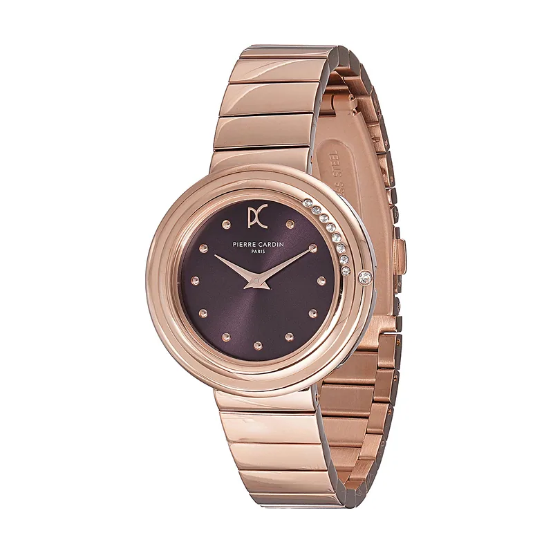 Pierre cardin Reloj Mujer Analogico Cuarzo con Correa de Acero Inoxidable CF.1010.MR