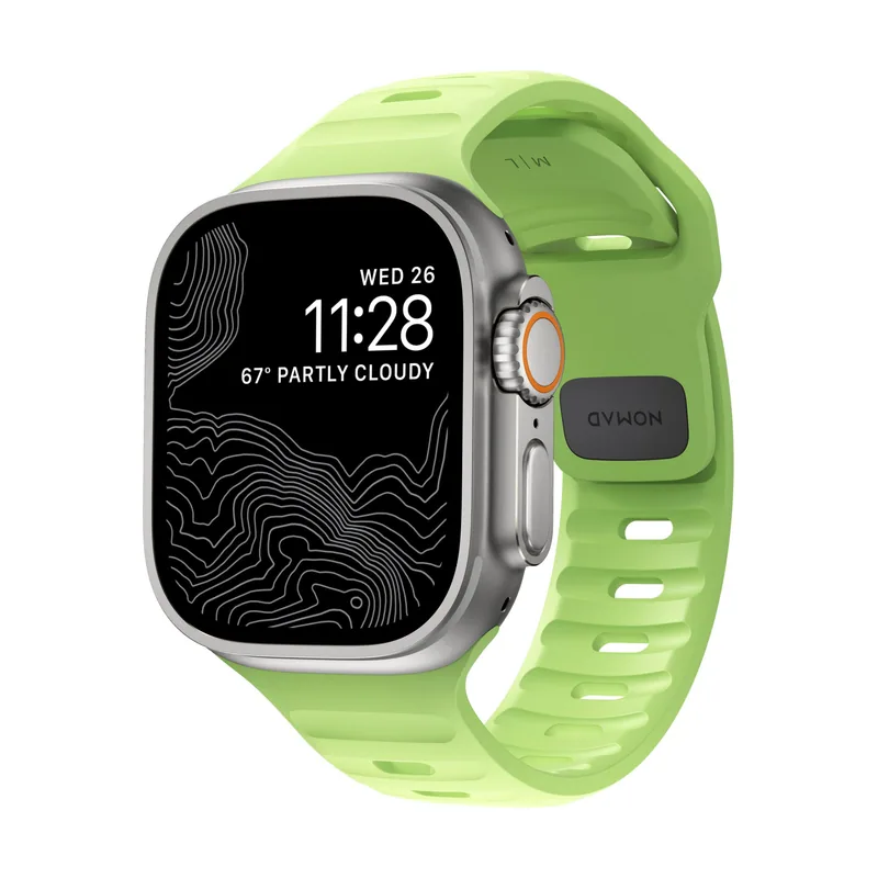 Nomad Sport Band Grupo de rock Verde claro Caucho
