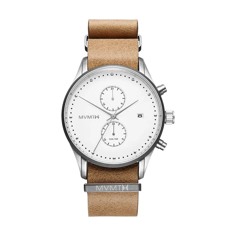 Mvmt Reloj Analógico de Cuarzo para Hombre con Correa en Piel