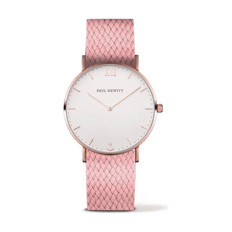 Paul hewitt Reloj Mujer Analogico Cuarzo con Correa de Tela SA-R-SM-W-27S