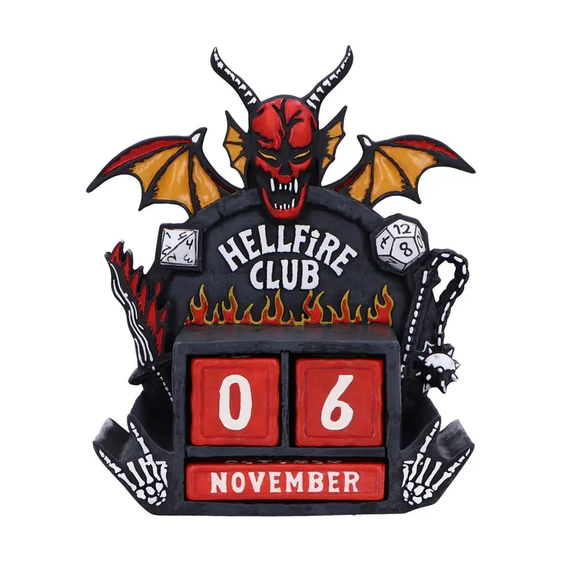 Nemesis Now Calendario perpetuo de Stranger Things Hellfire Club