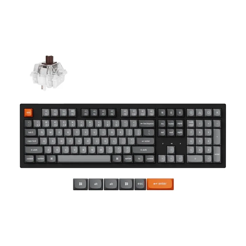 Keychron K10 Max diseño italiano ISO
