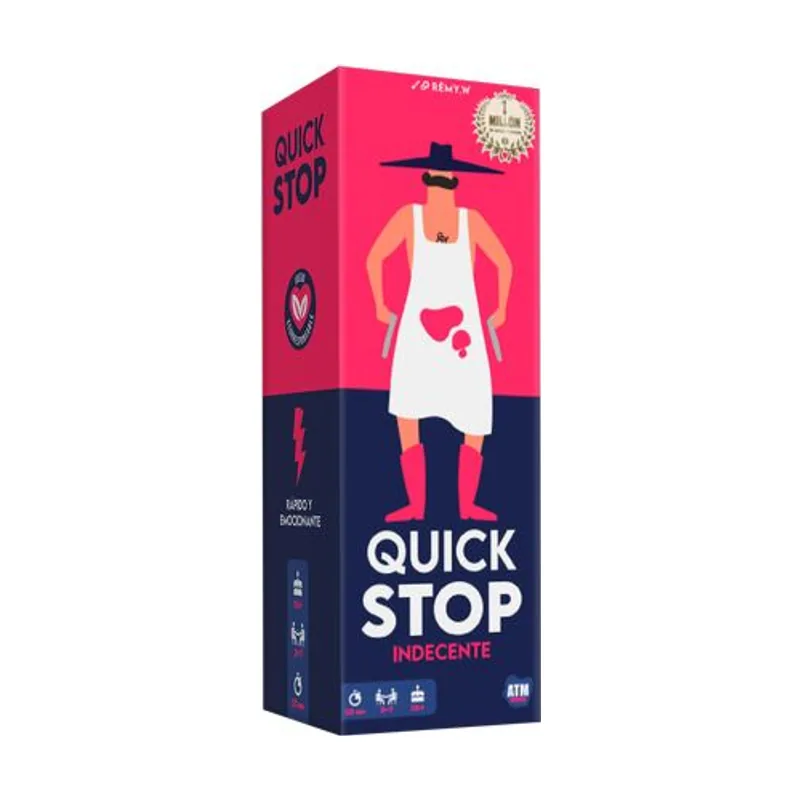 Asmodee Quickstop Indecente Juego de Mesa para Adultos