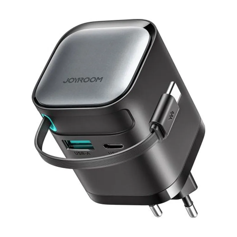 Joyroom travel charger gan fast charger c+u