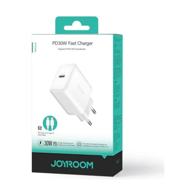 Joyroom travel charger type-c. pd 30w