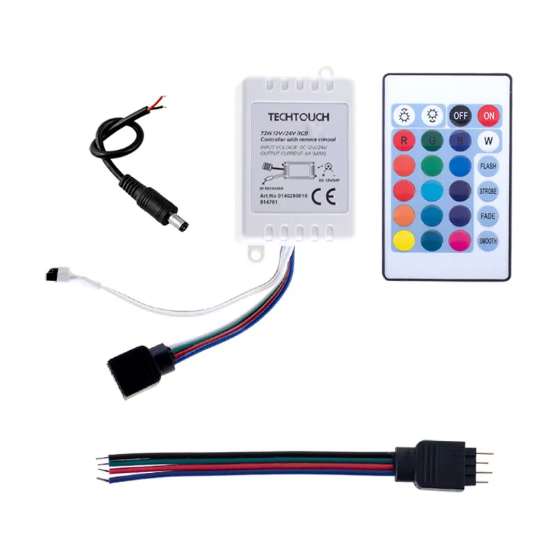 Luxram Controlador ir 12vdc/24vdc 6a para tira