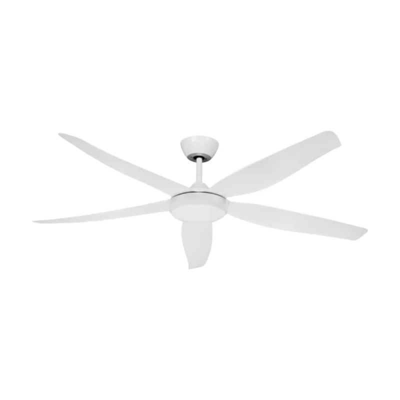 Abrila Ventilador de techo DC Altea 24W blanco con LED 2880lm