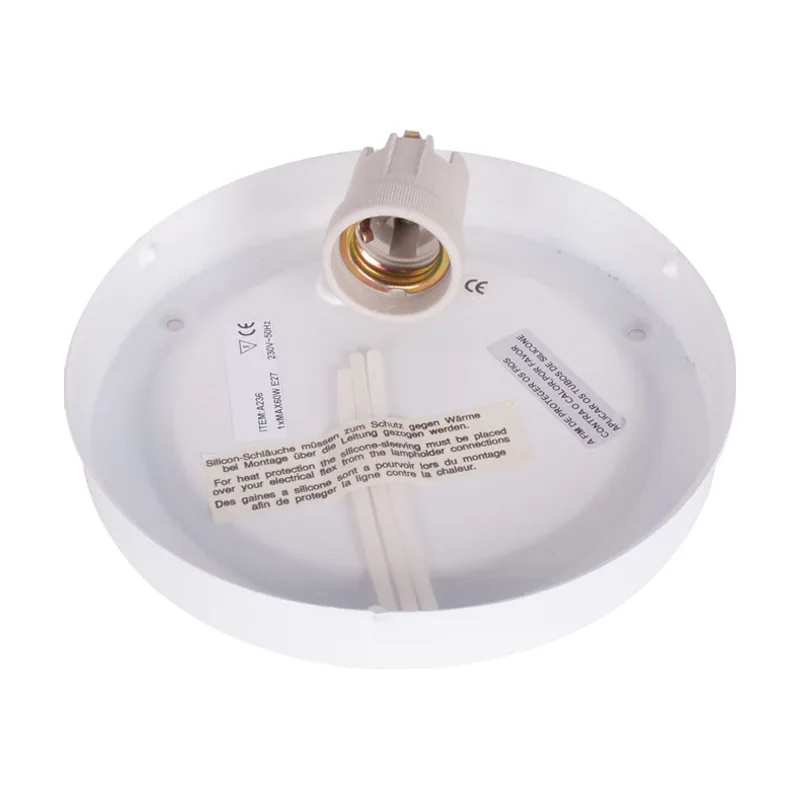 Interlusa Base para plafón herner 1xe27 al.7xd.18,1cm