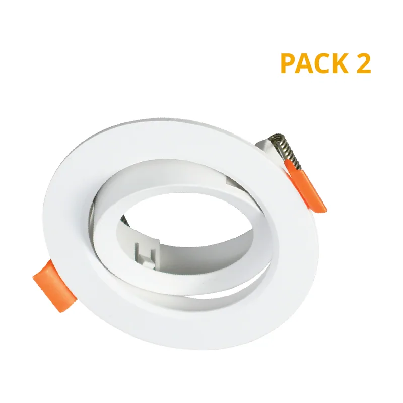 Aro empotrable oniro abs redondo alt.3,5 x d.9 cm en abs