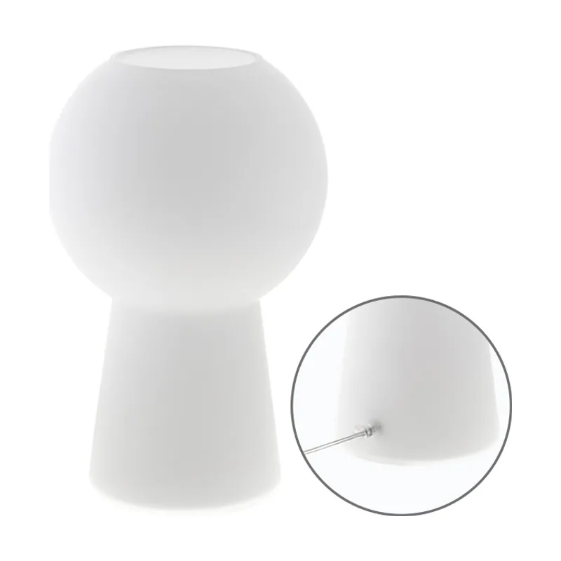 Lumit herner 1xe14 al.34xd.20cm cristal opaco