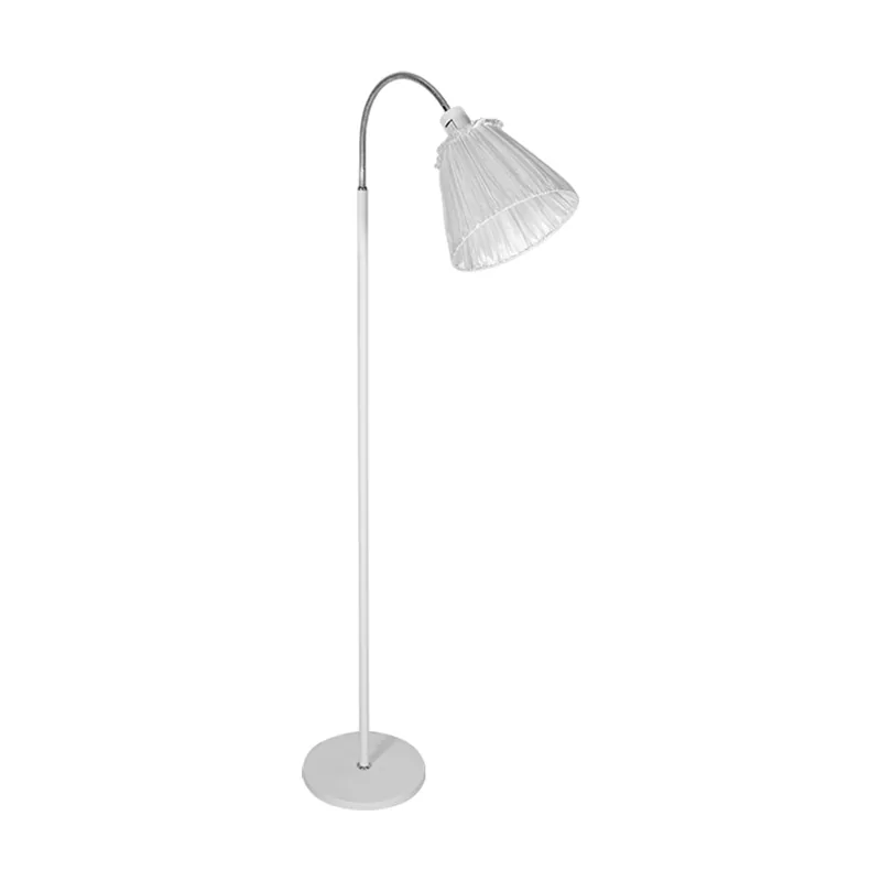 Lumit pie almada 1xe27 l.26xan.50xal.reg.cm blanco/cromo