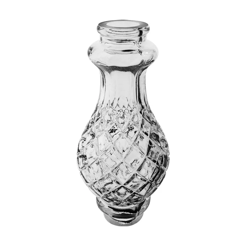 Columna de cristal 17xd.8cm taladro