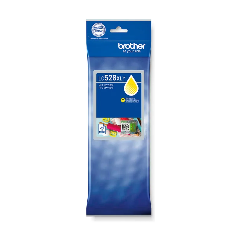 Brother LC528XLY Yellow Ink Cartridge cartucho de tinta 1 pieza s Ultra High Yield