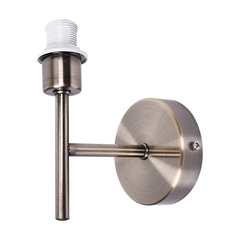 Armazón para aplique maldivas 1xe14 l.10xan.13,5xal.16,2cm cuero