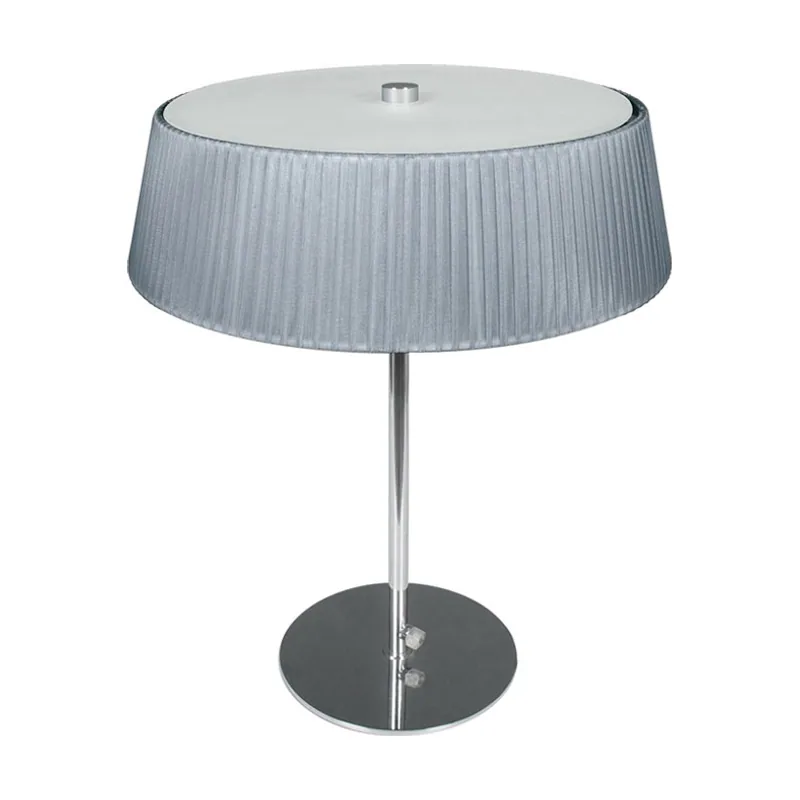 Lumit astrid 3xe27 al.47xd.38cm gris/cromo