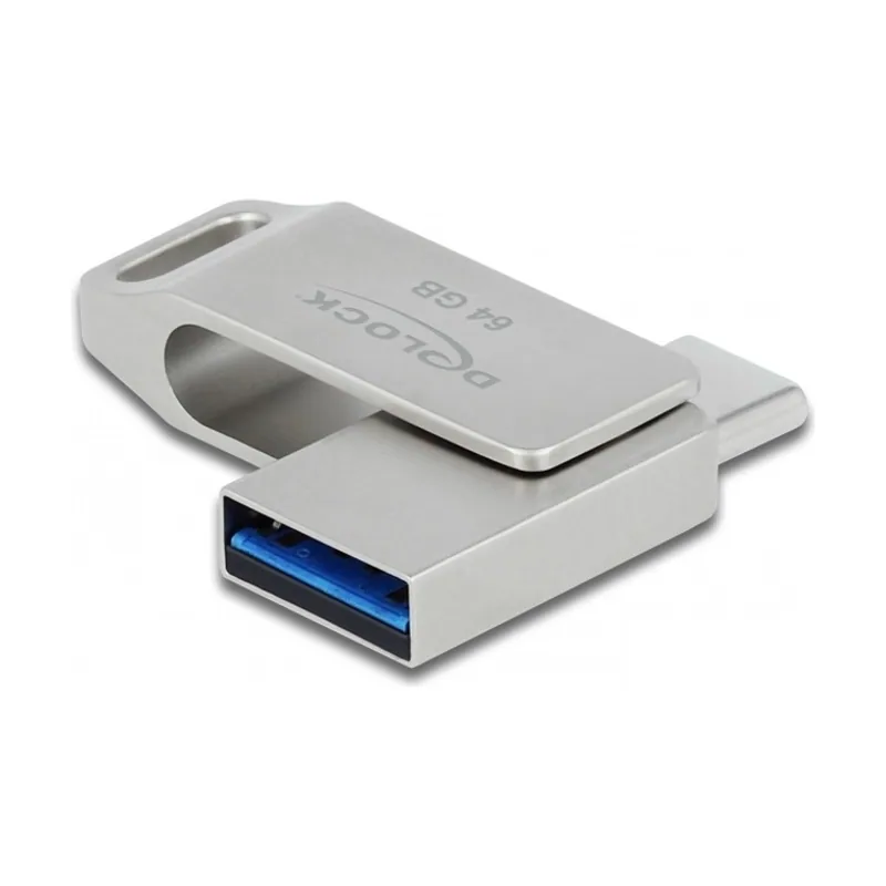 Delock USB 5 Gbps Lápiz de memoria USB-C + Tipa-A 64 GB