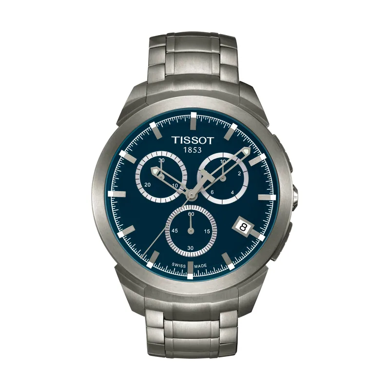 Tissot Reloj Cronógrafo para Hombre de Cuarzo con Correa en Titanio T021.414.26.051.00