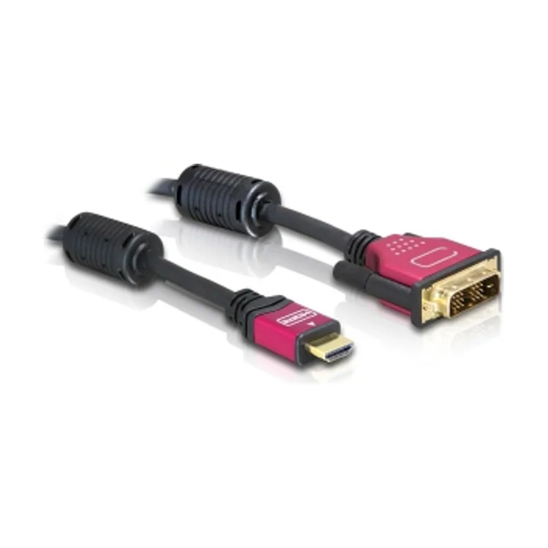 Delock HDMI DVI Cable 1.8m male