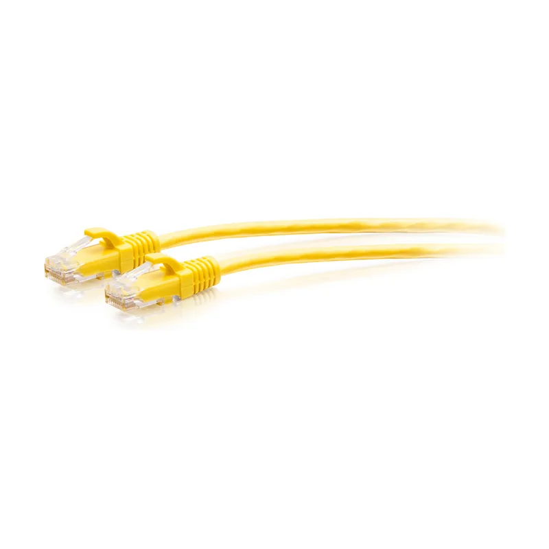 C2g Cable de conexión Ethernet delgado sin apantallar UTP con protección antienganche Cat6a de 3 m